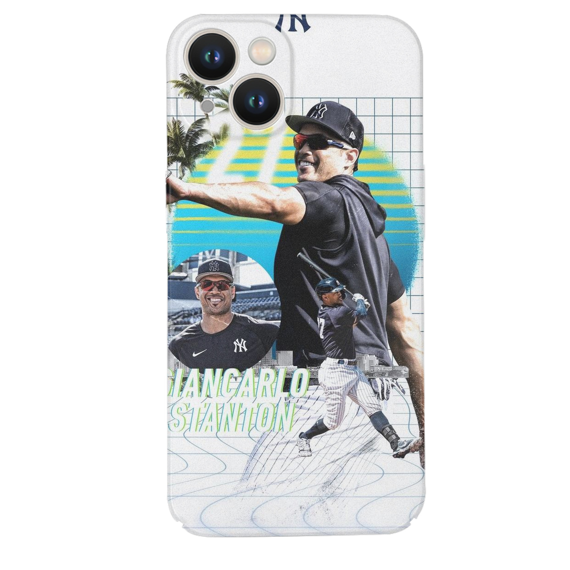 Giancarlo Stanton 30 IPhone 14 Series Full-Cover Hard Case – Shockproof With Raised Camera Protection – Precise Cutouts, Wireless Charging Compatible – Durable, Anti-Yellowing, Easy To Clean